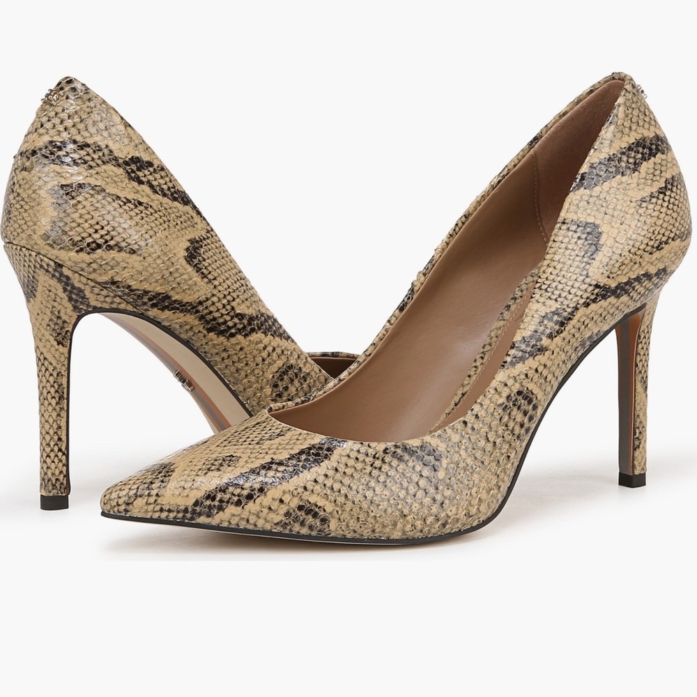 Sam Edelman Golden Tan Hazel Pointed Toe Pump NWT 8,5 - Picture 2 of 9